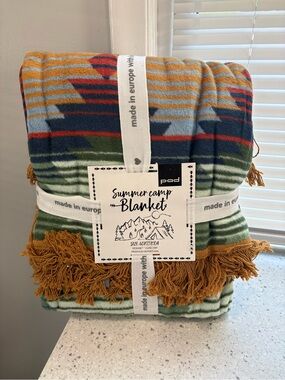 New In Package Pad Concept
Summer Camp Fringe
Oversized Throw-multi color